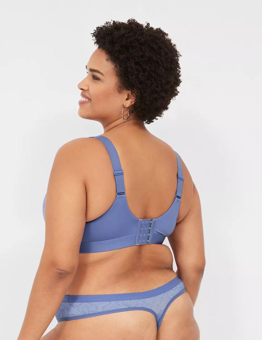 Lane Bryant No-Show Mutandine Perizoma Donna Blu | UZJ1398MT