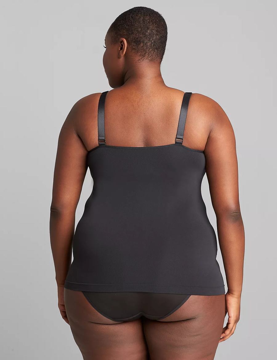 Lane Bryant Seamless Nursing Cami Bralette Donna Nere | NDI4457LO