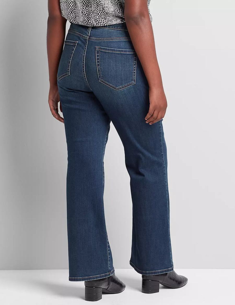 Lane Bryant Signature Fit Boot Jeans Donna Blu Scuro | OVJ9879RM