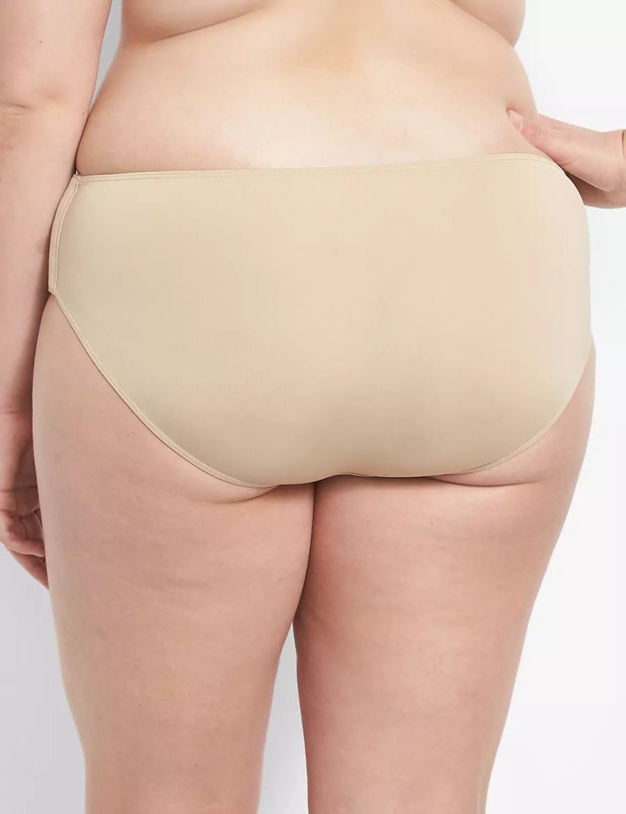 Lane Bryant Slick Chicks Adaptive Mutandine Hipster Donna Beige | YOA3855PV