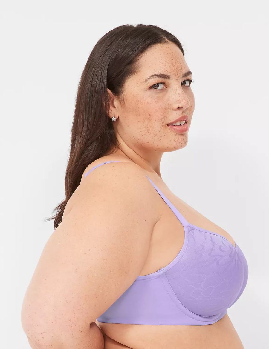 Lane Bryant Spacer Lightly Lined Reggiseno A Balconcino Donna Viola | VZK7762CK