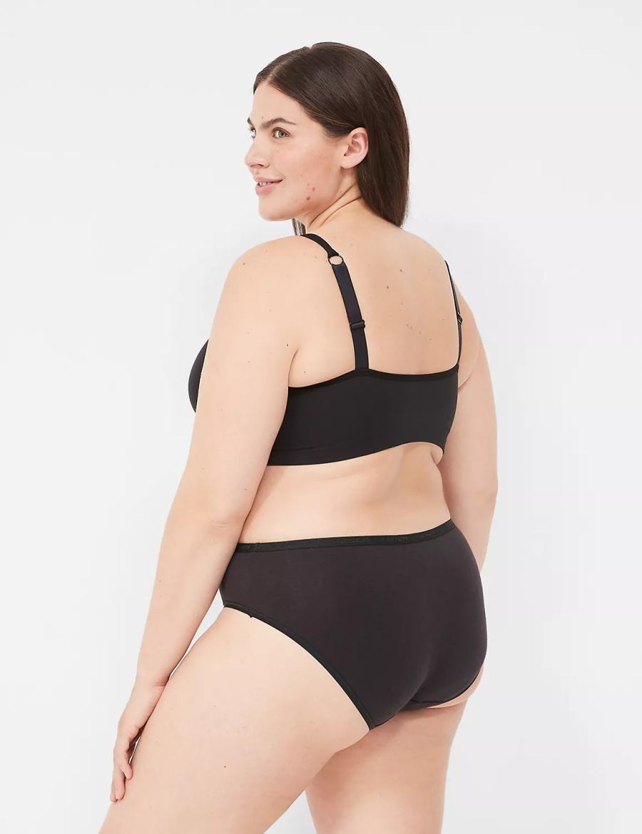 Lane Bryant Strappy Seamless Bralette Donna Nere | TAA116SQ