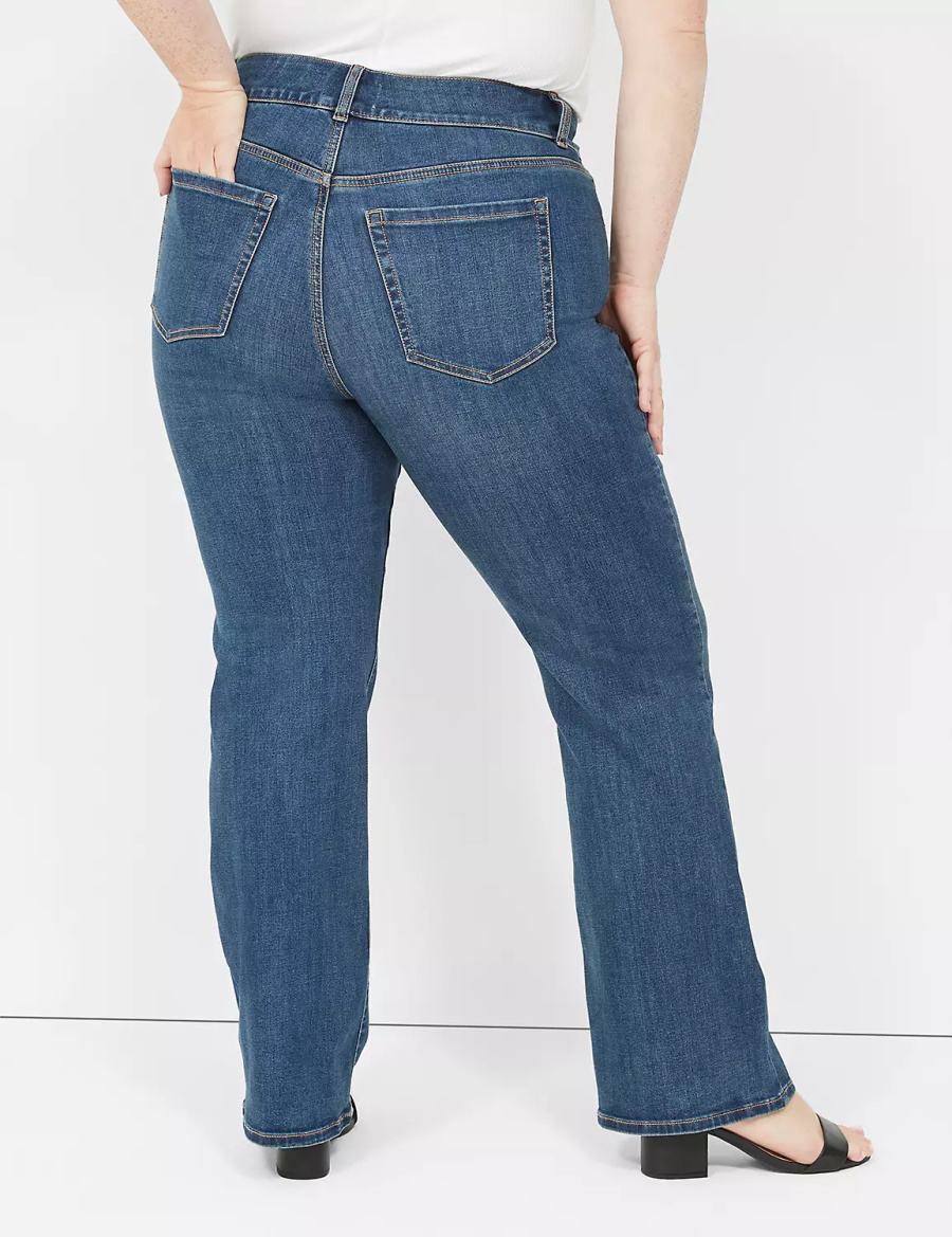 Lane Bryant Tighter Tummy High-Rise Boot Jeans Donna Blu | WLW683XJ