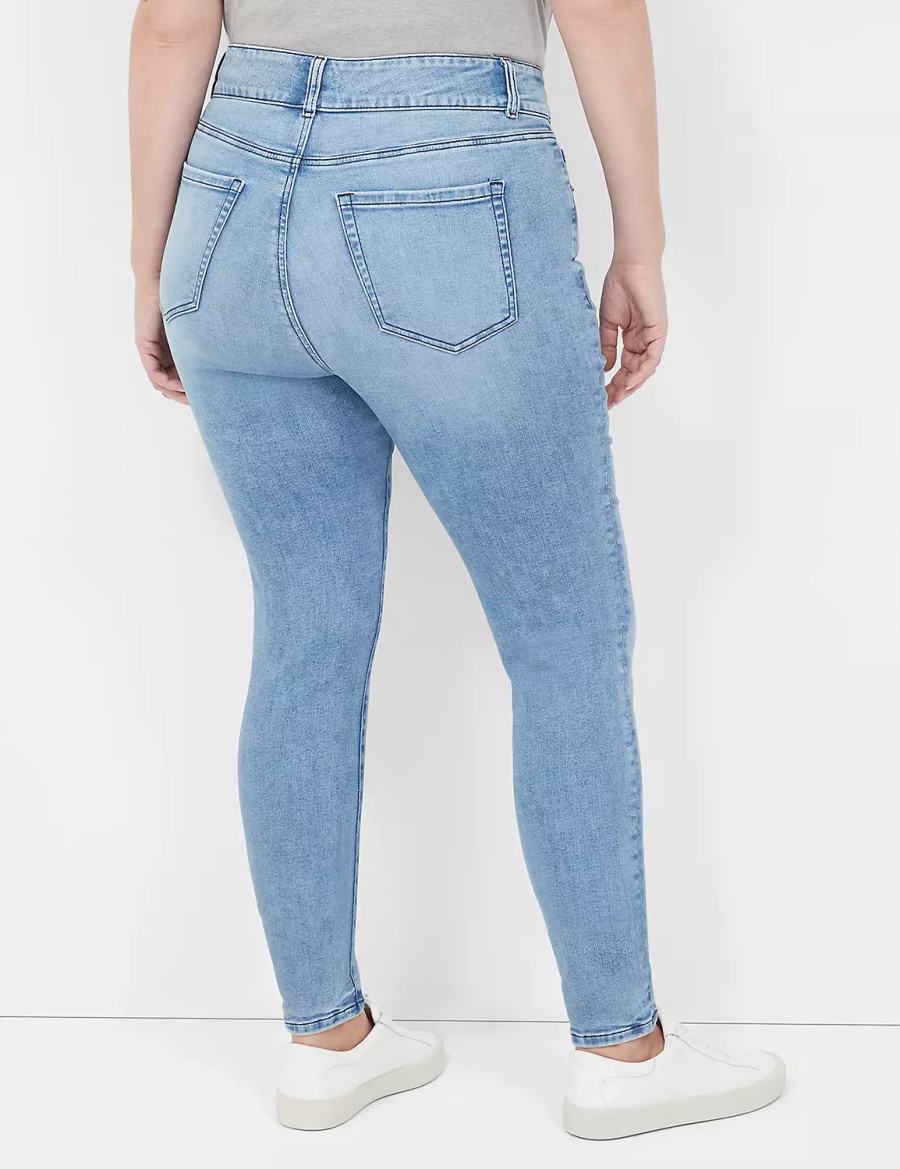 Lane Bryant Tighter Tummy High-Rise Skinny Jeans Donna Blu Chiaro | KNB8392AL