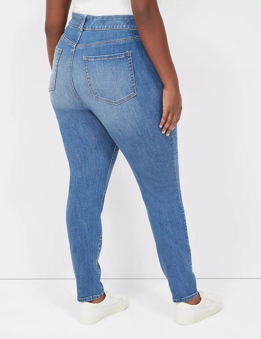 Lane Bryant Tighter Tummy High-Rise Skinny Jeans Donna Blu | NIS7634FE