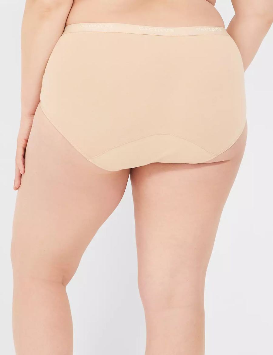 Lane Bryant Total Confidence Full Slip Donna Beige | XGV116OQ