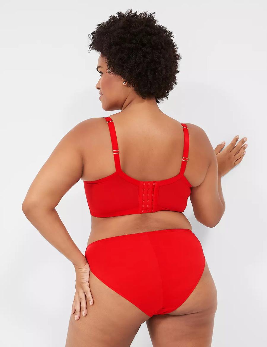 Lane Bryant Zip-Front French Slip Donna Rosse | VSG2217KG